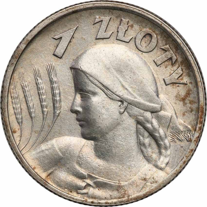 II RP.  1 złoty 1925 kobieta i kłosy